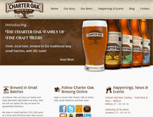 Tablet Screenshot of charteroakbrewing.com